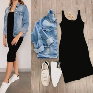 Black Dress and Jacket