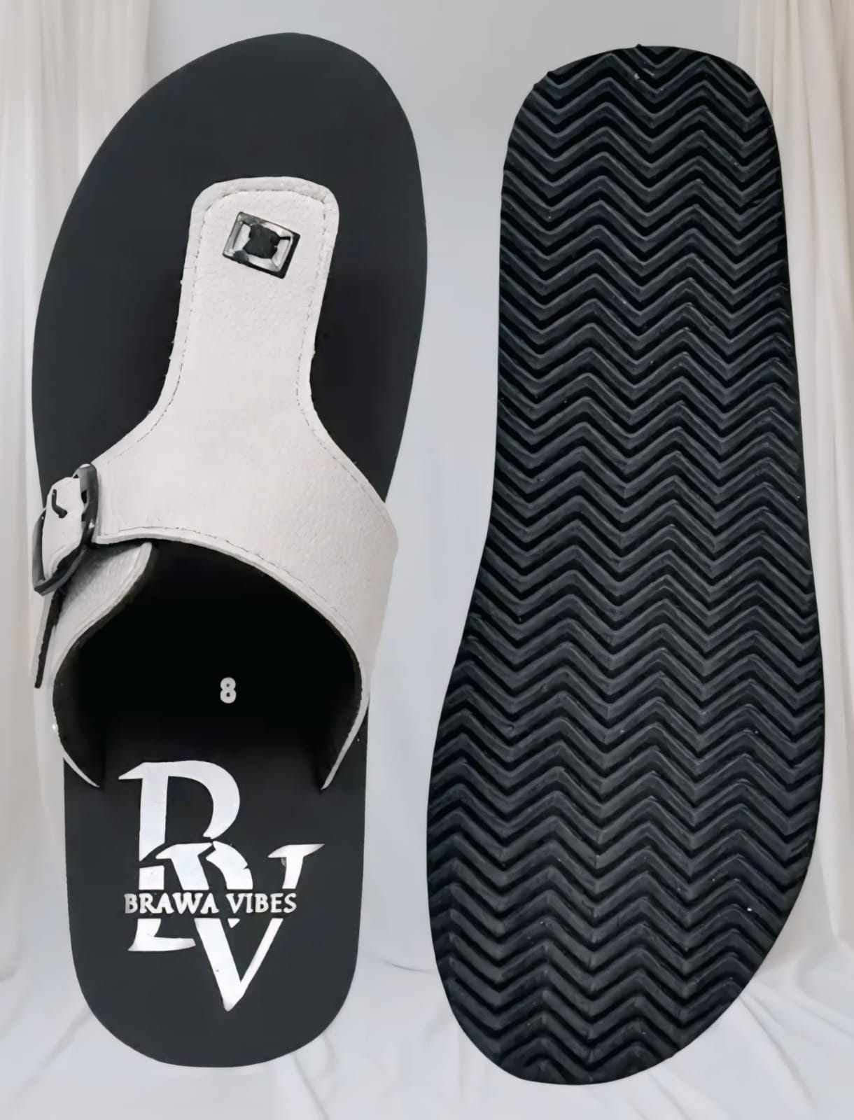 Men's Lightweight Comfortable Flip Flops Slides - Pack of 1 - Image 3